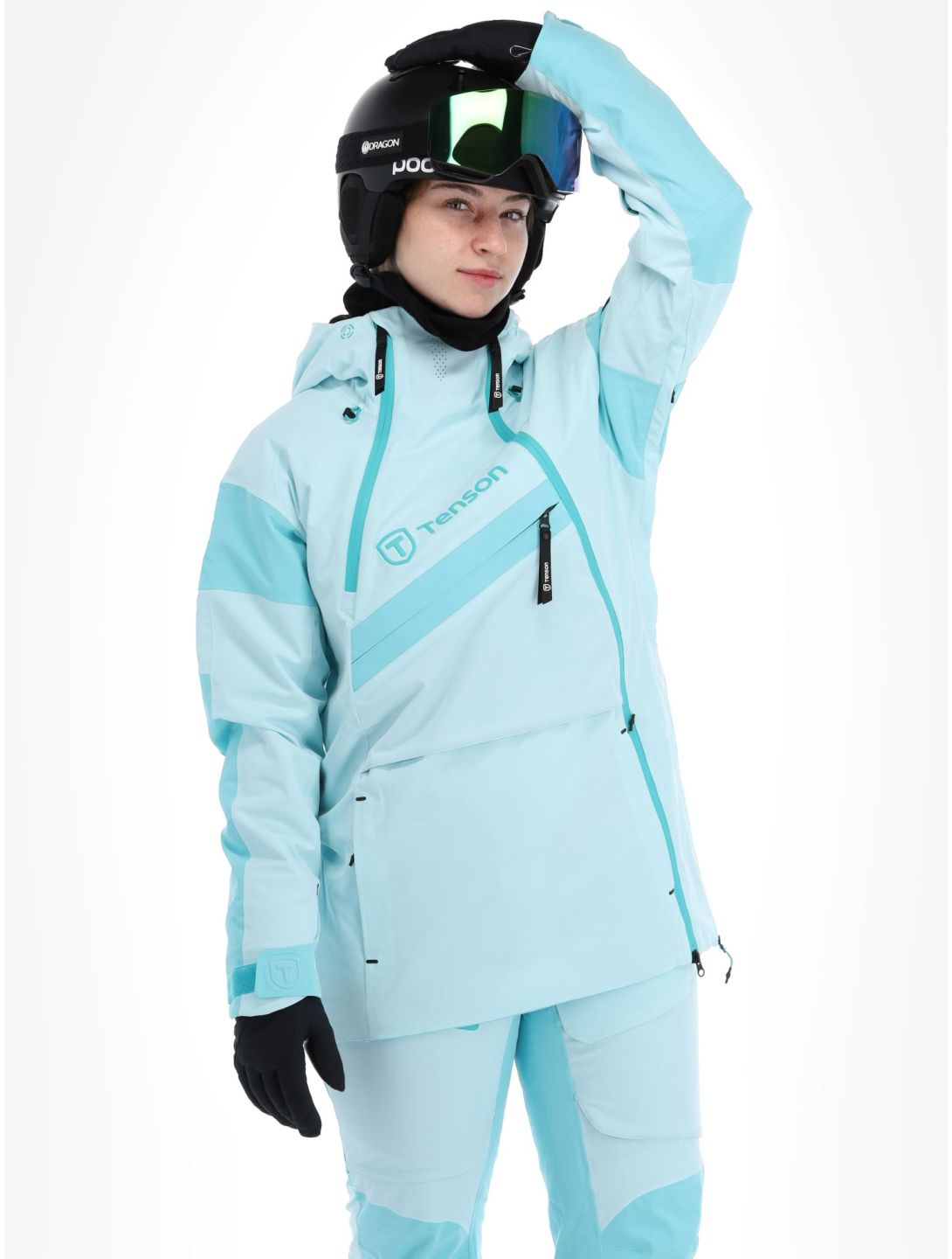 Tenson, Aerismo JackoRak ski-jas dames Light Turqoise turquoise 