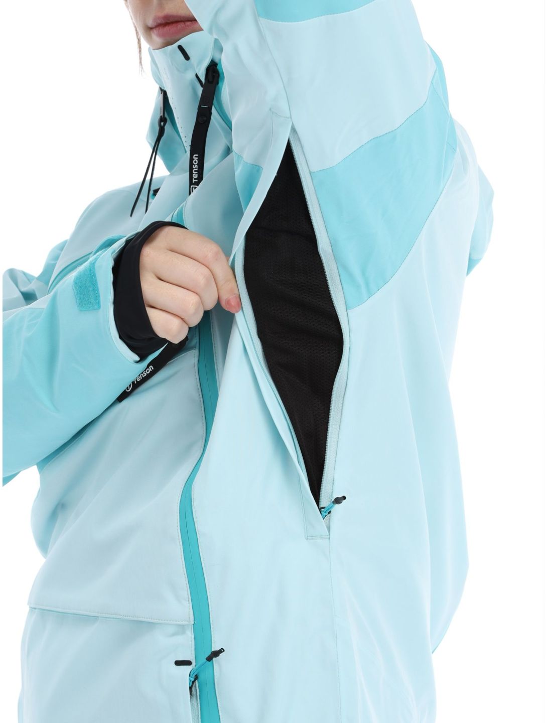 Tenson, Aerismo JackoRak ski-jas dames Light Turqoise turquoise 