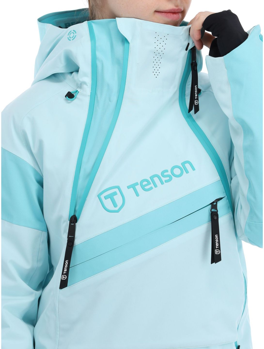 Tenson, Aerismo JackoRak ski-jas dames Light Turqoise turquoise 