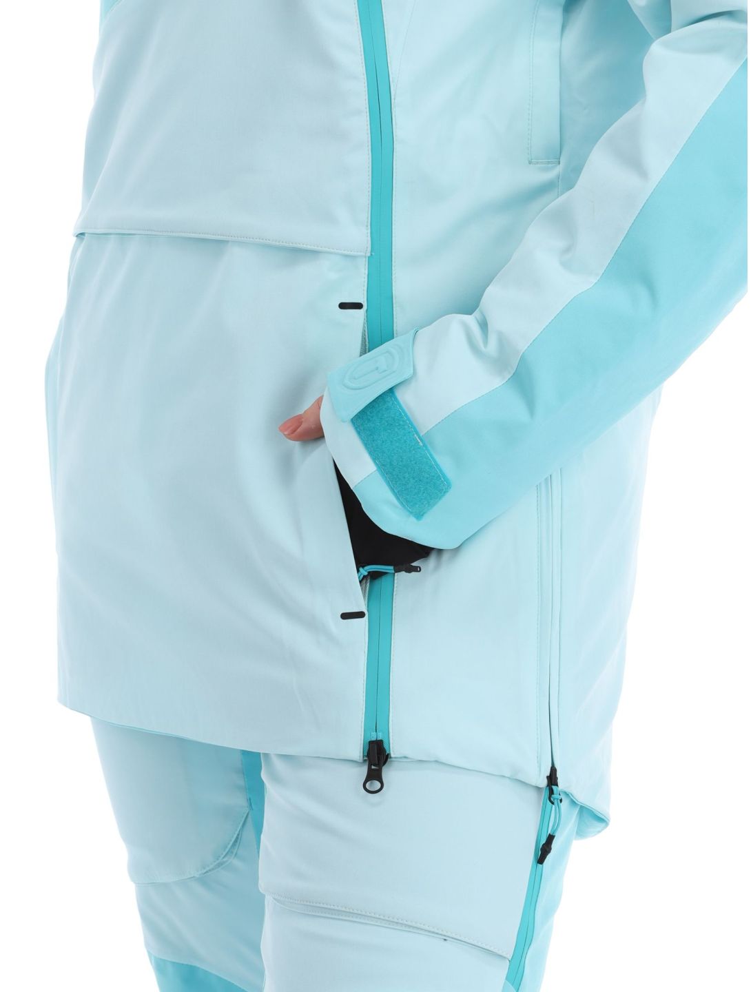 Tenson, Aerismo JackoRak ski-jas dames Light Turqoise turquoise 