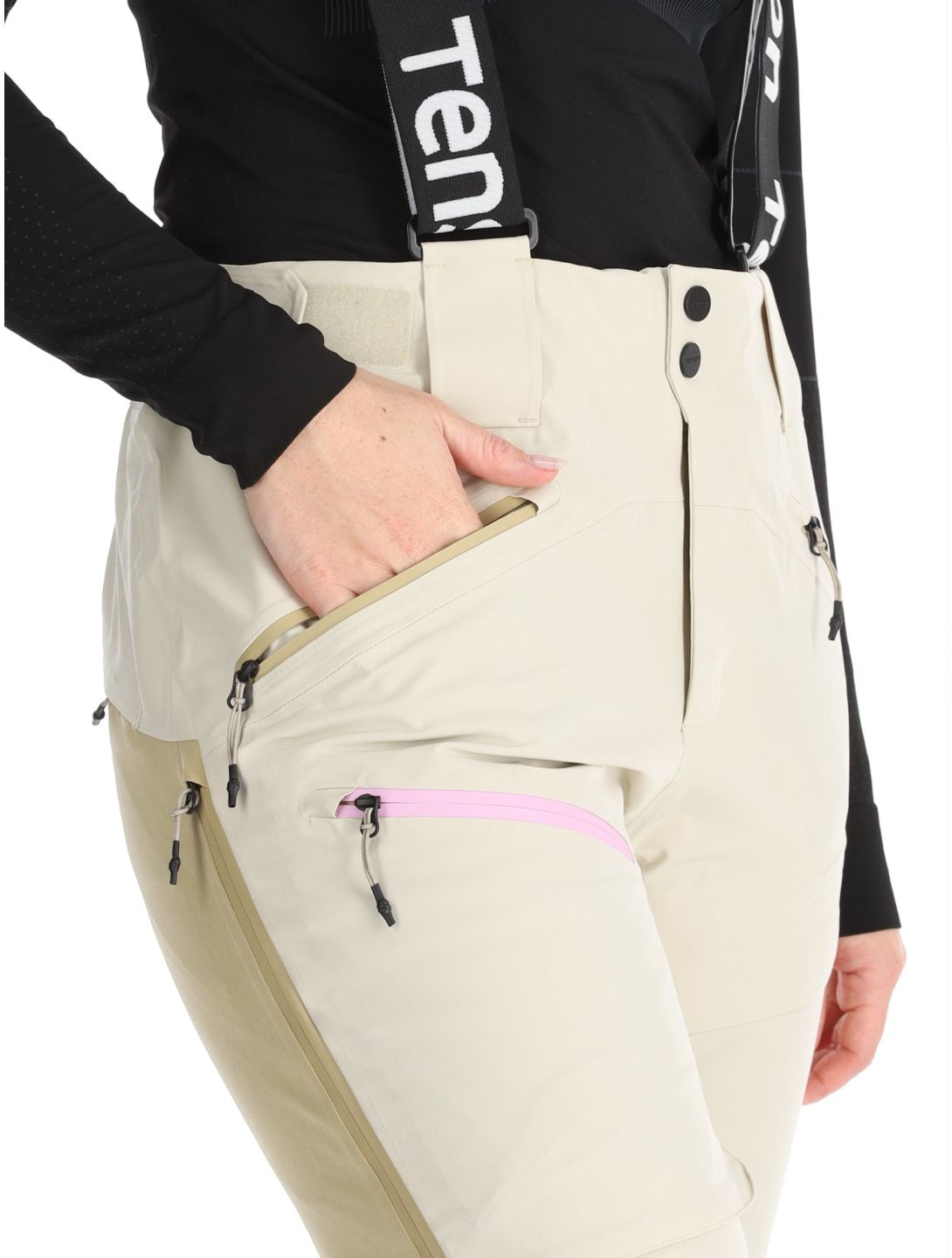 Tenson, Aerismo Ski BA Skibroek Gevoerd dames Light Beige Beige 