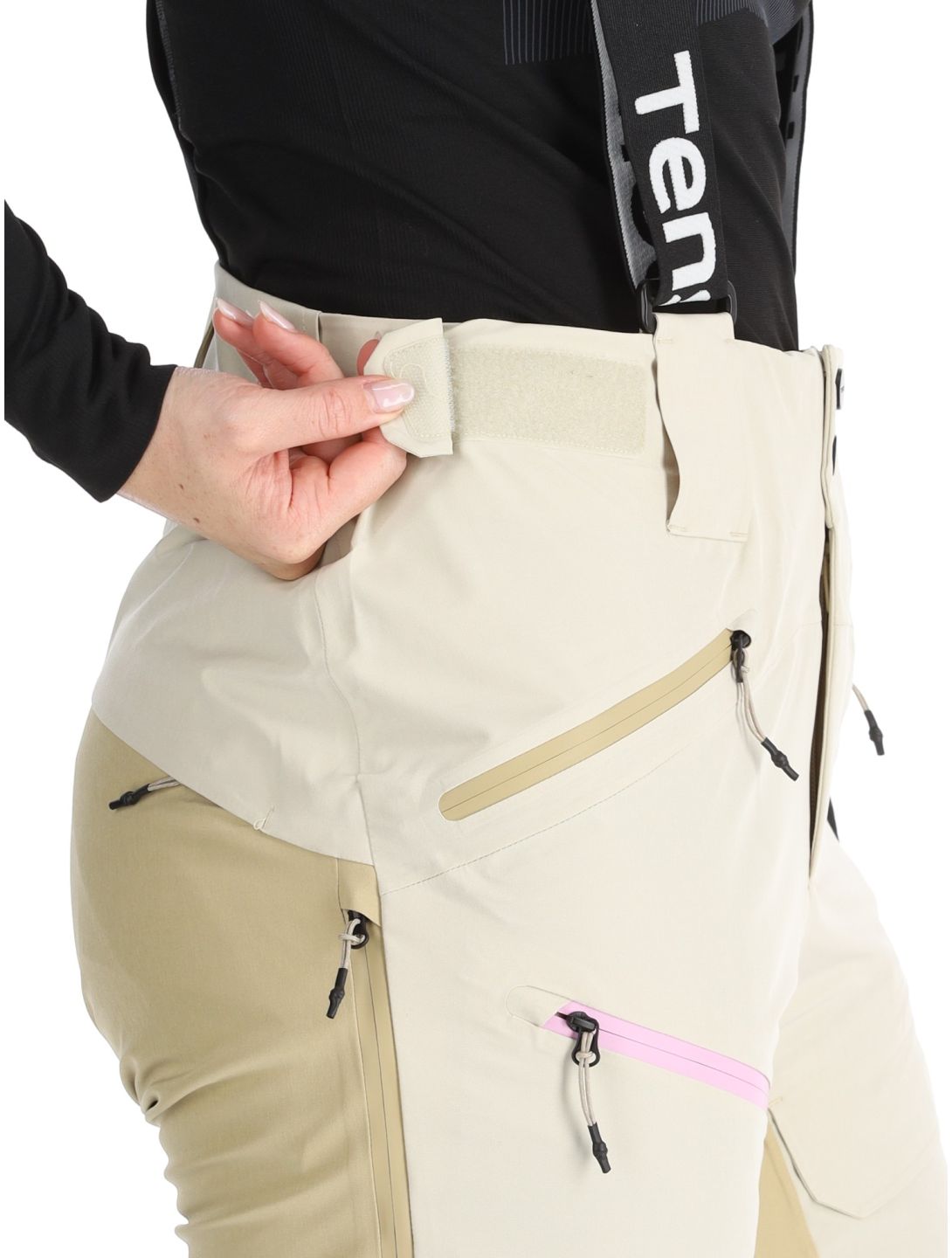 Tenson, Aerismo Ski BA Skibroek Gevoerd dames Light Beige Beige 