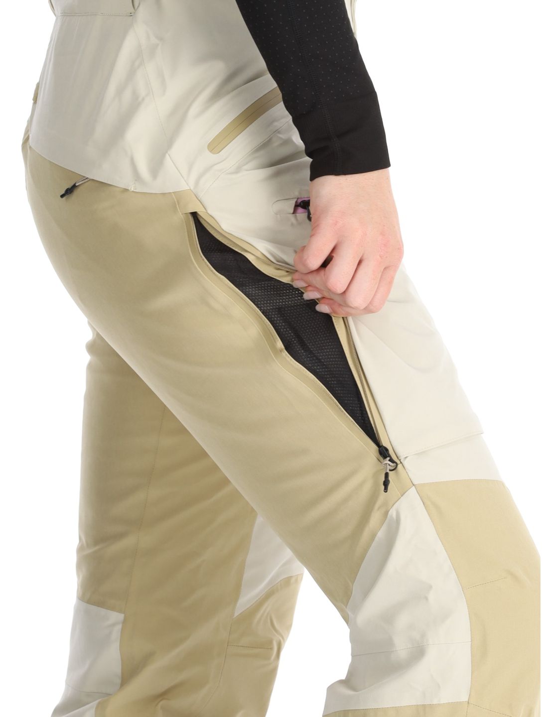 Tenson, Aerismo Ski BA Skibroek Gevoerd dames Light Beige Beige 