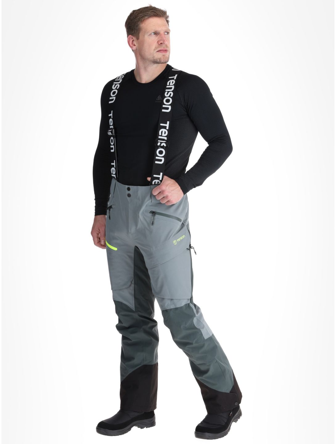 Tenson, Aerismo Ski BA Skibroek Gevoerd heren Grey Green Grijs 