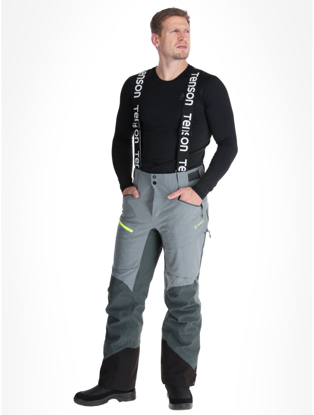 Tenson, Aerismo Ski BA Skibroek Gevoerd heren Grey Green Grijs 