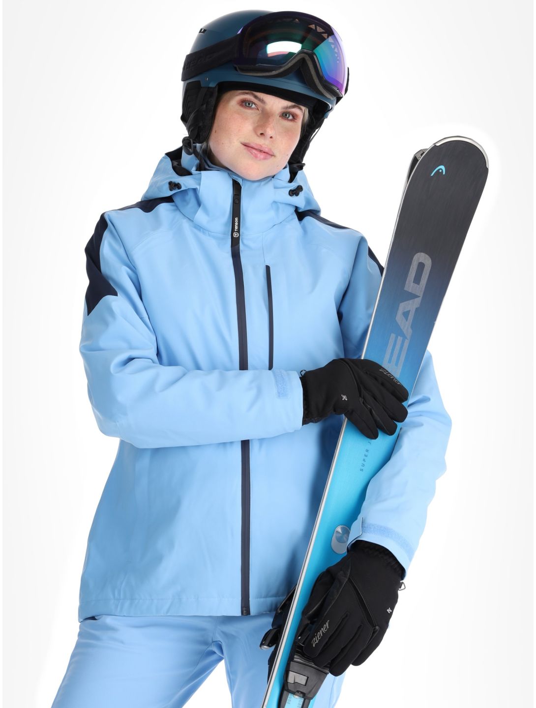 Tenson, Core Ski AA Jas gevoerd dames Light Blue Blauw 