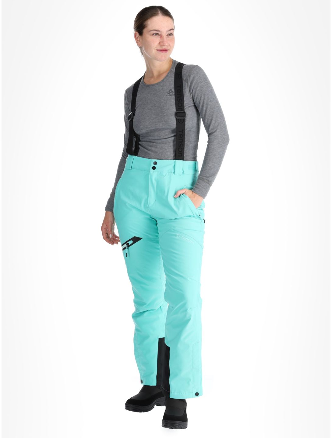 Tenson, Core Ski BA Skibroek Gevoerd dames Light Turquoise Groen 