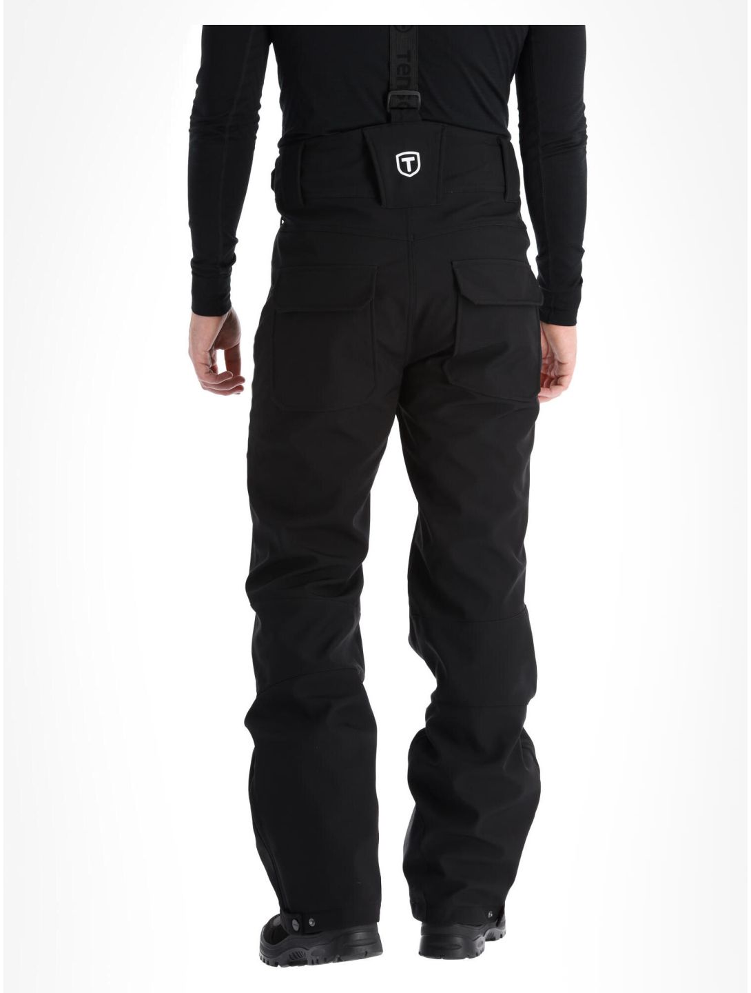 Tenson, Cygnus softshell skibroek heren Black zwart 