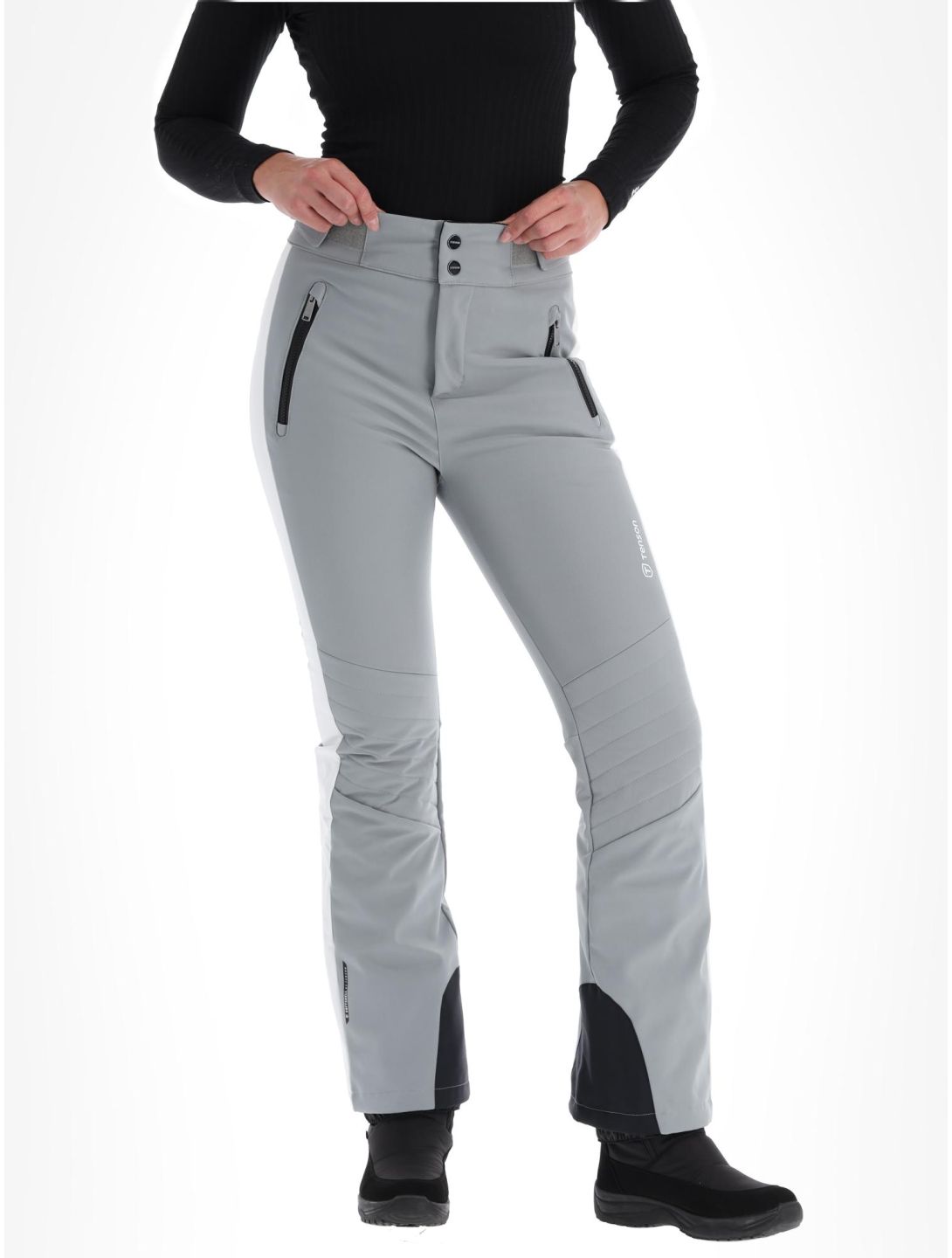 Tenson, Grace softshell skibroek dames Grey grijs 