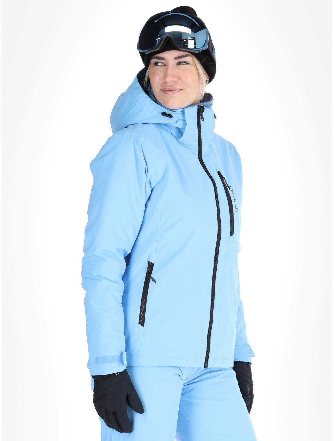 Tenson, Moa Ski AA Jas gevoerd dames Light Blue Blauw 