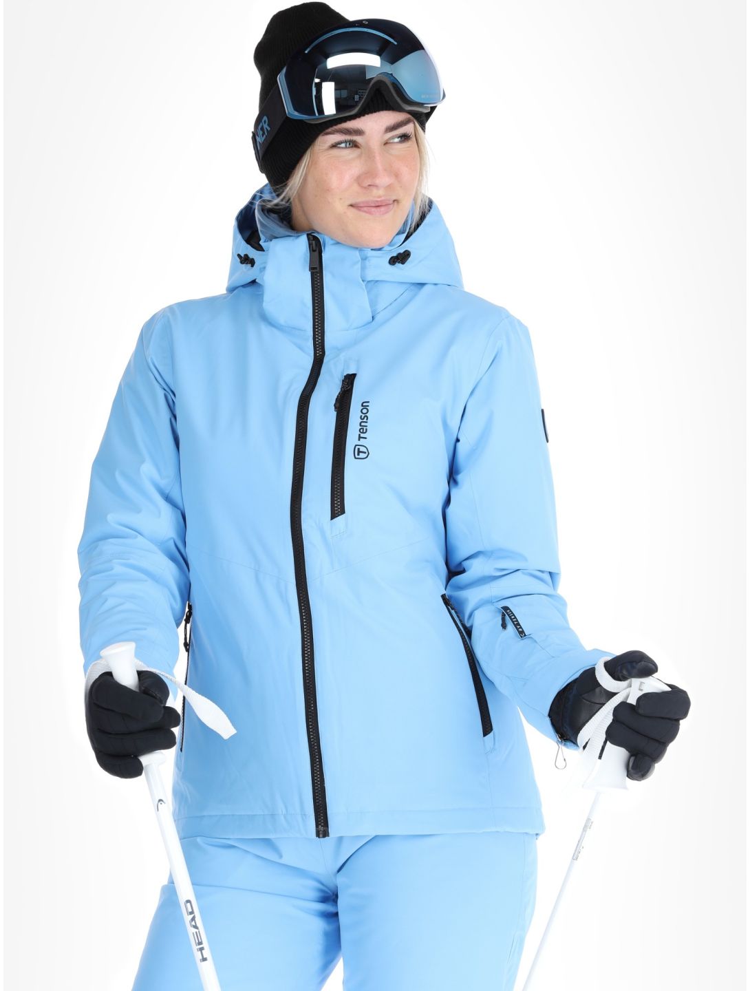 Tenson, Moa Ski AA Jas gevoerd dames Light Blue Blauw 