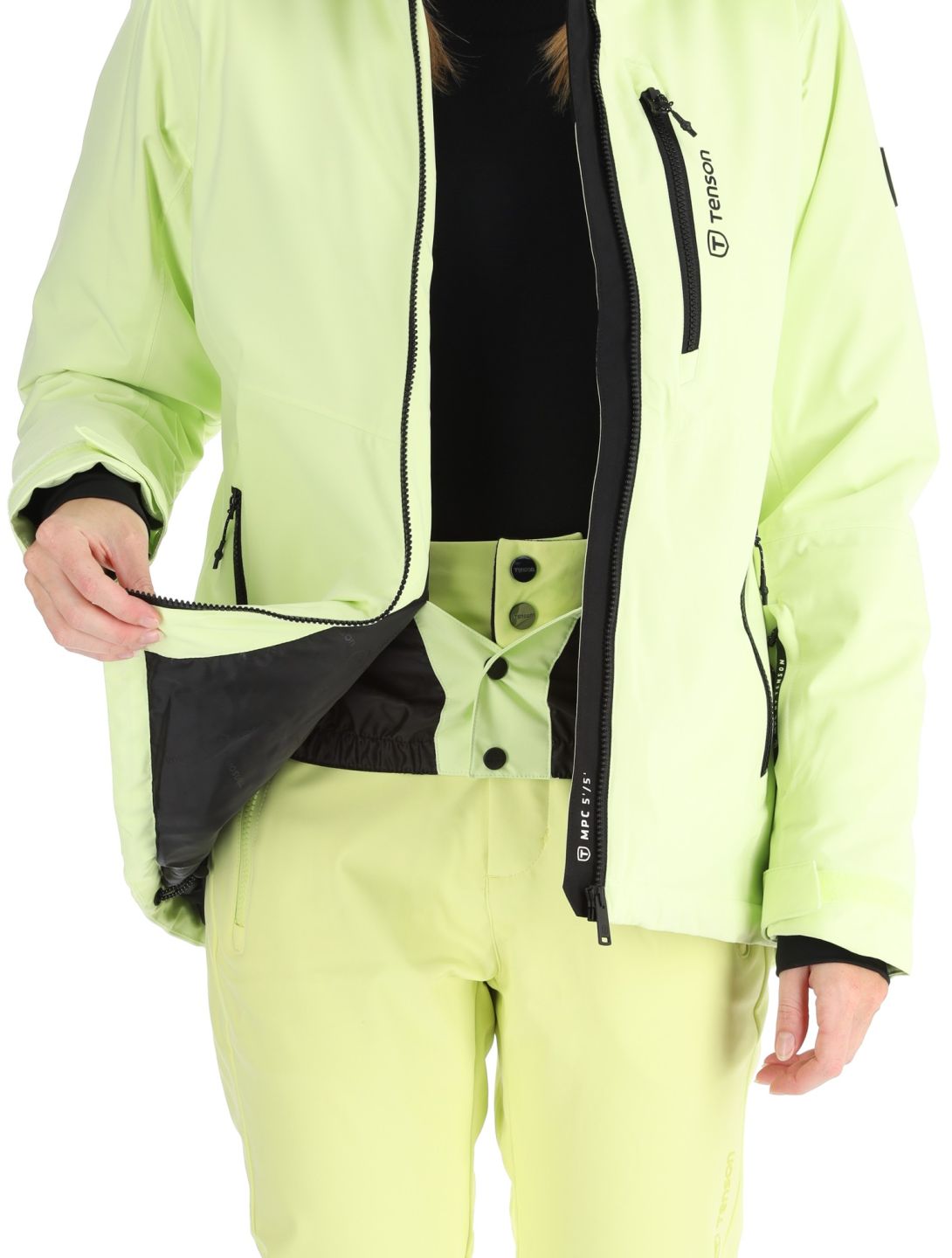 Tenson, Moa Ski AA Jas gevoerd dames Light Green Groen 