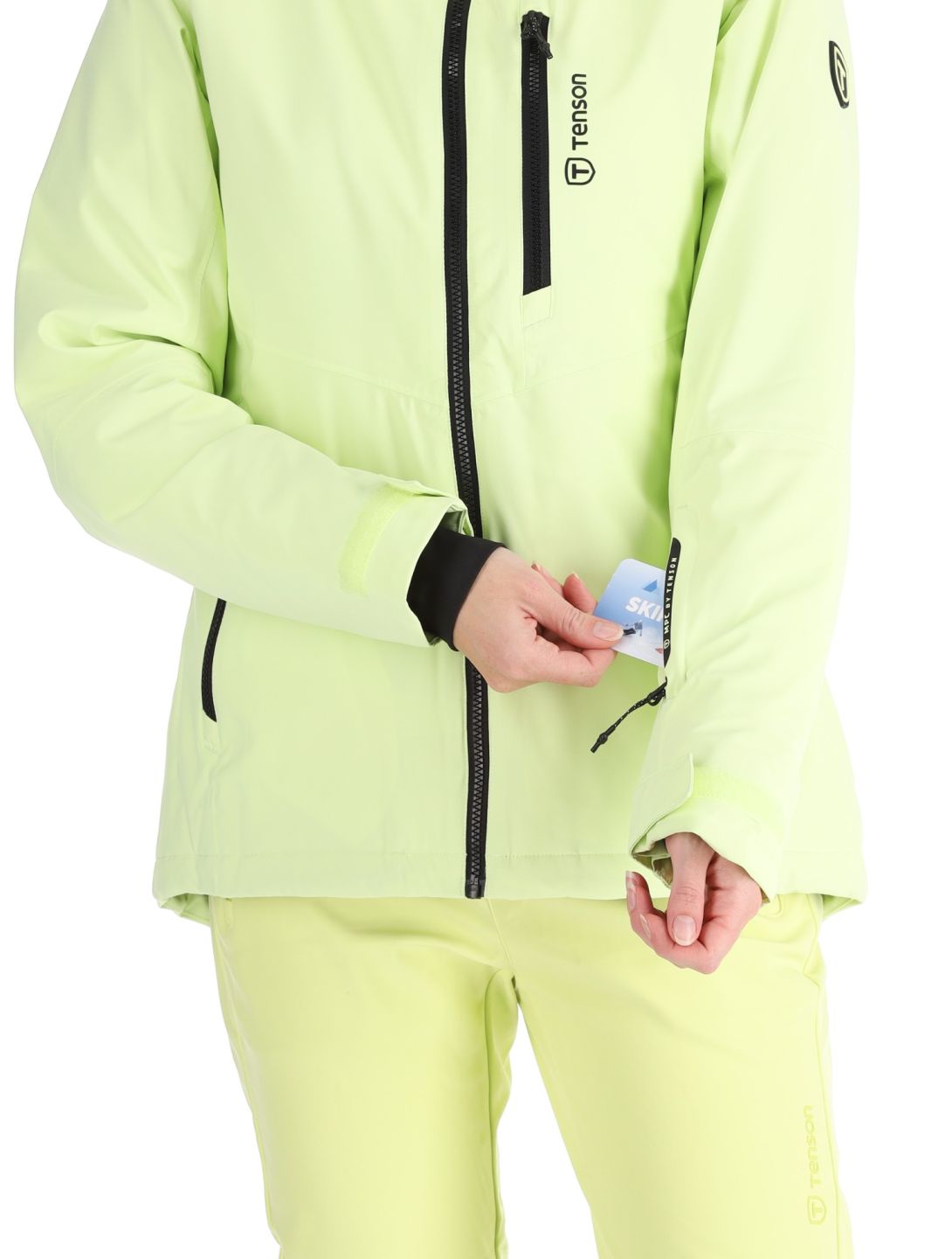 Tenson, Moa Ski AA Jas gevoerd dames Light Green Groen 