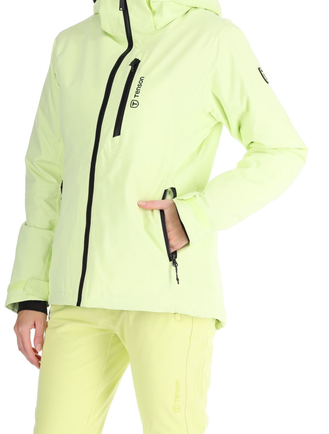 Tenson, Moa Ski AA Jas gevoerd dames Light Green Groen 