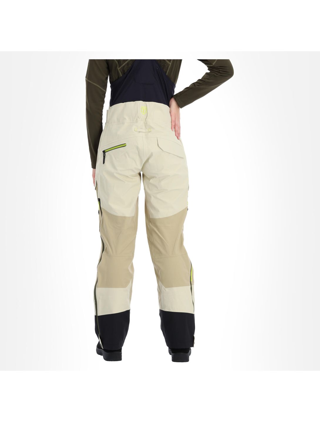 Tenson, Platina Pro hardshell skibroek dames Beige