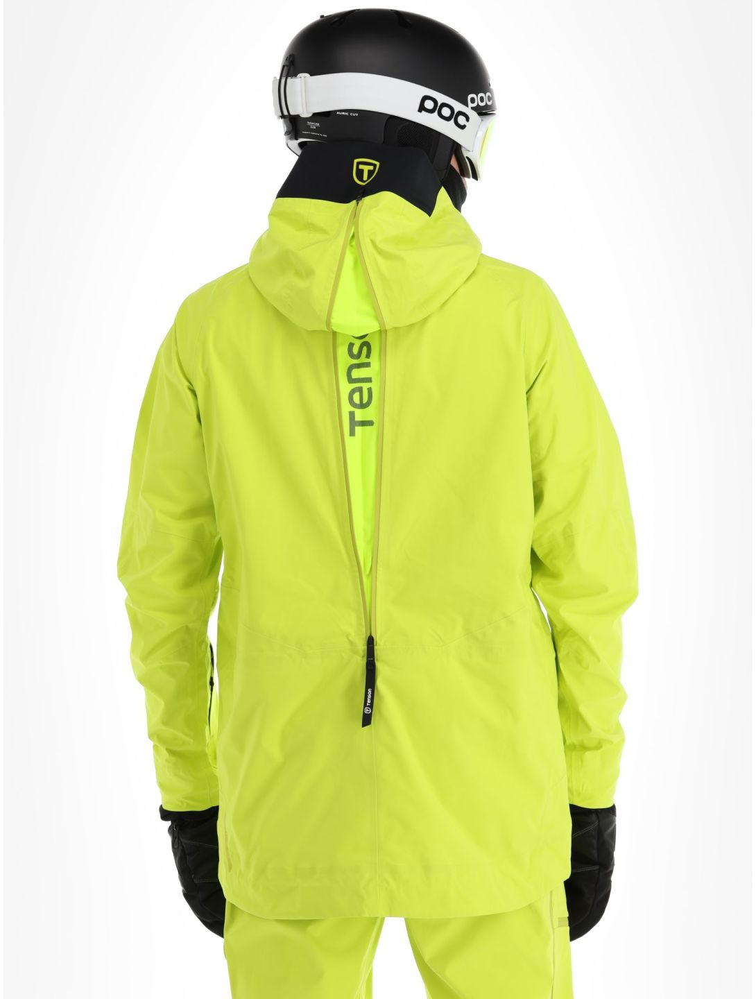 Tenson, Shibui hardshell ski-jas heren Acid Lemon geel 