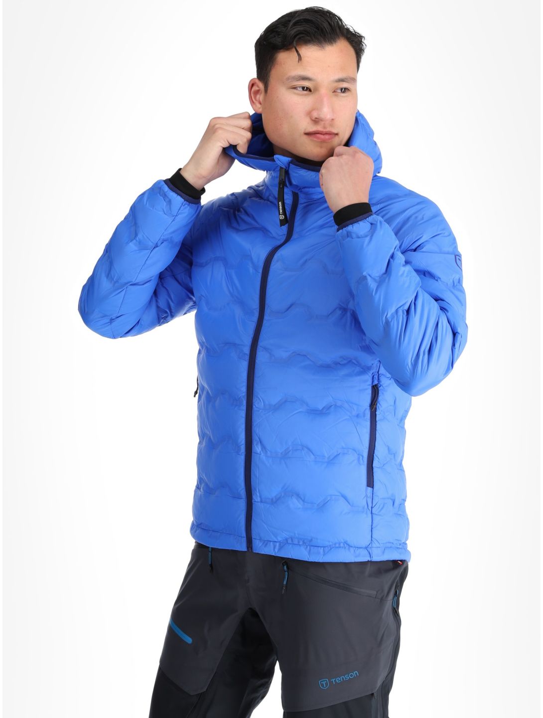 Tenson, Shibui Down AD Midlayer (Dons) jas heren Vibrant Blue Blauw 