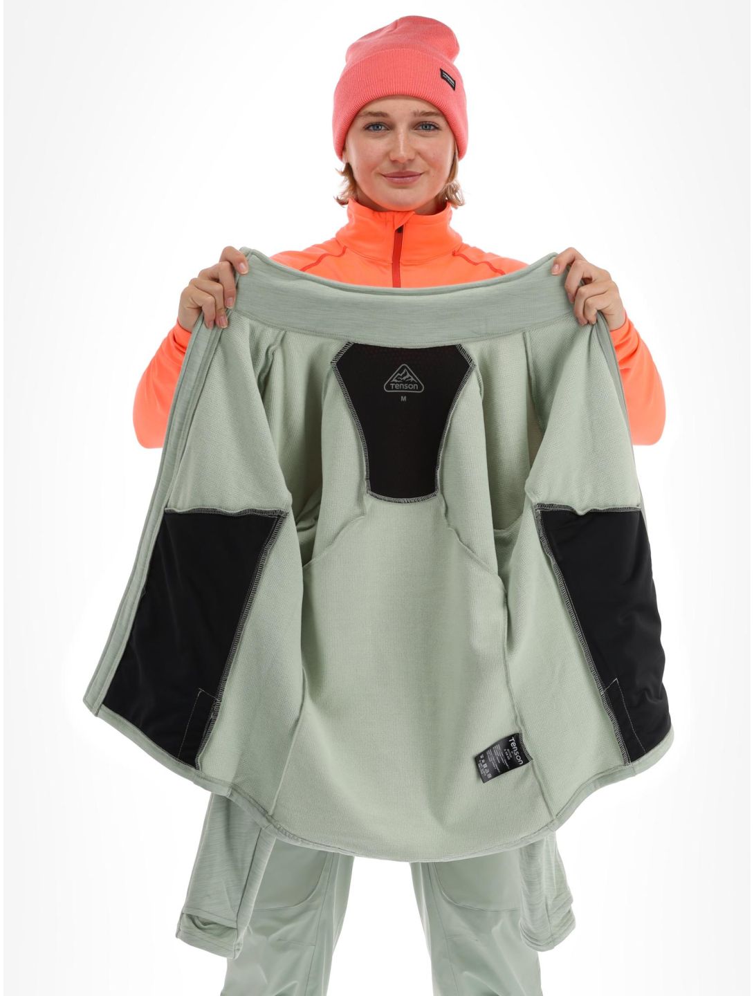 Tenson, Touring Midlayer vest dames Light Green groen 