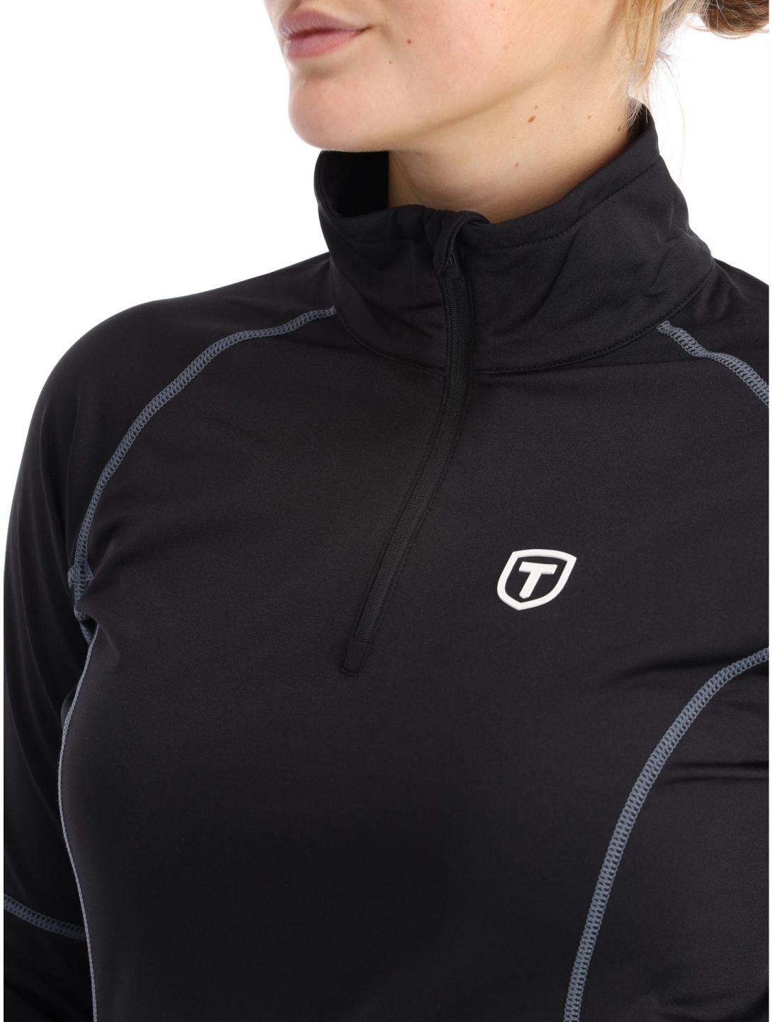 Tenson, Txlite Half Zip skipully dames Black zwart 