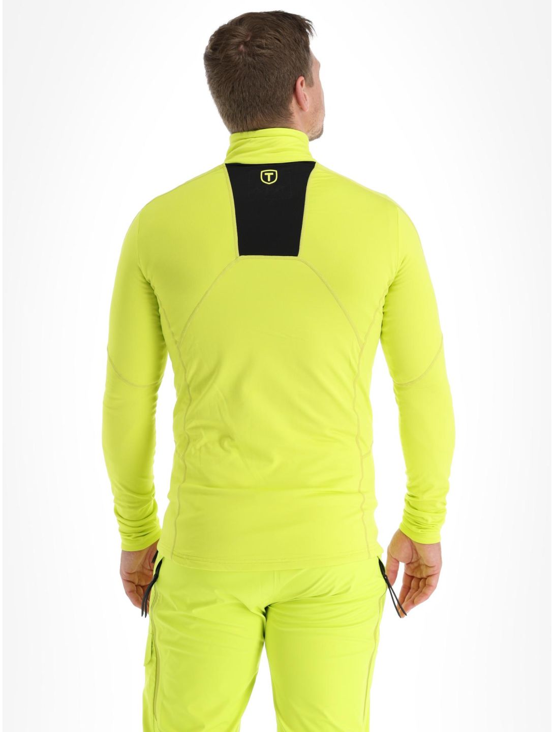 Tenson, TXlite Half Zip skipully heren Acid Lemon geel 