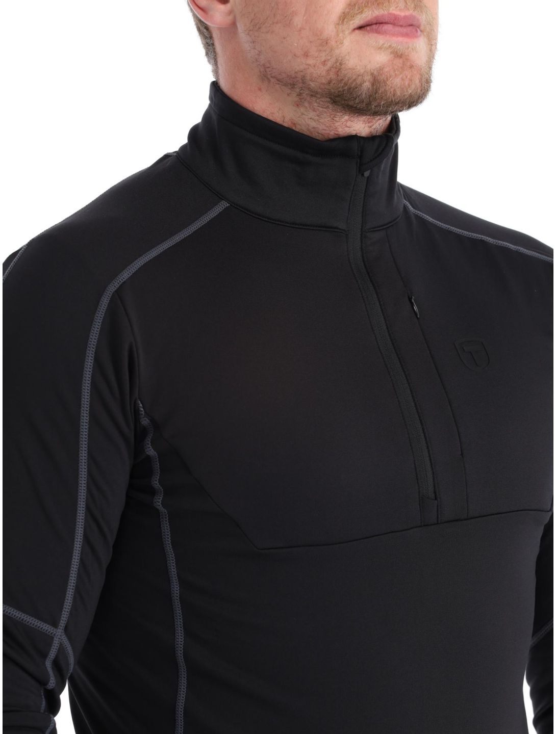 Tenson, TXlite Half Zip skipully heren Black zwart 