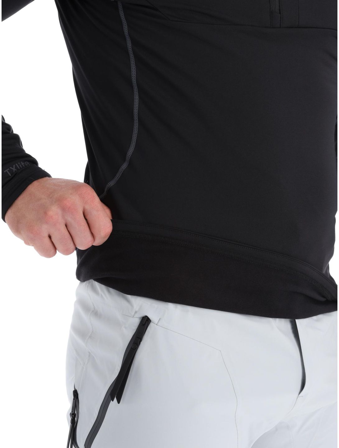 Tenson, TXlite Half Zip skipully heren Black zwart 