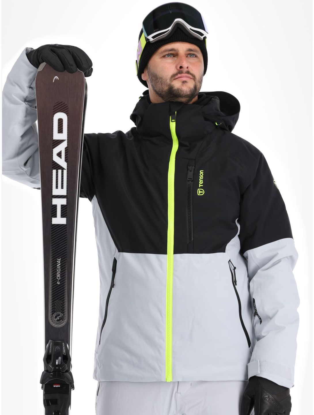 Tenson, Yoke MPC Extreme ski-jas heren Light Grey grijs 