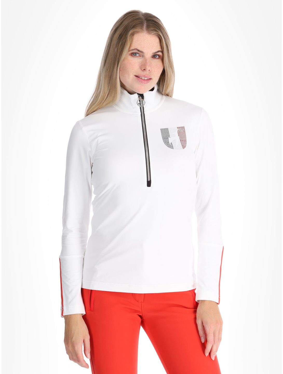 Toni Sailer, Aiumy GA Ski pully dames Bright White Wit 