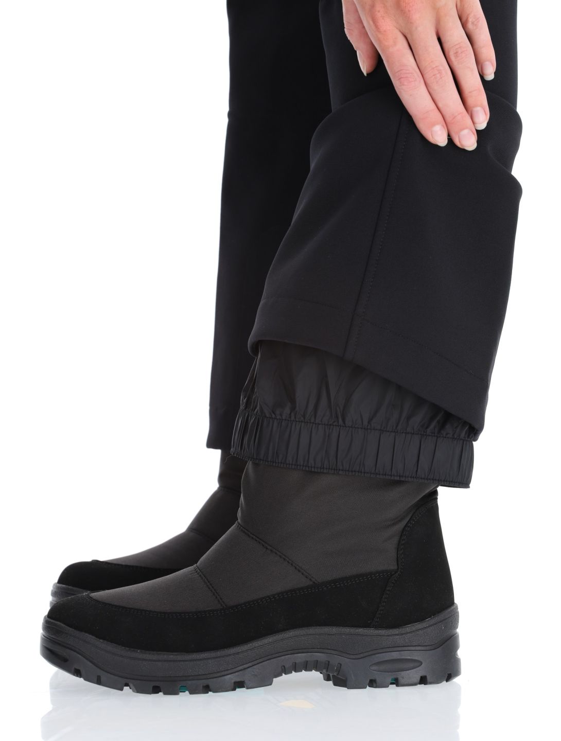 Toni Sailer, Pina softshell skibroek dames Black zwart 