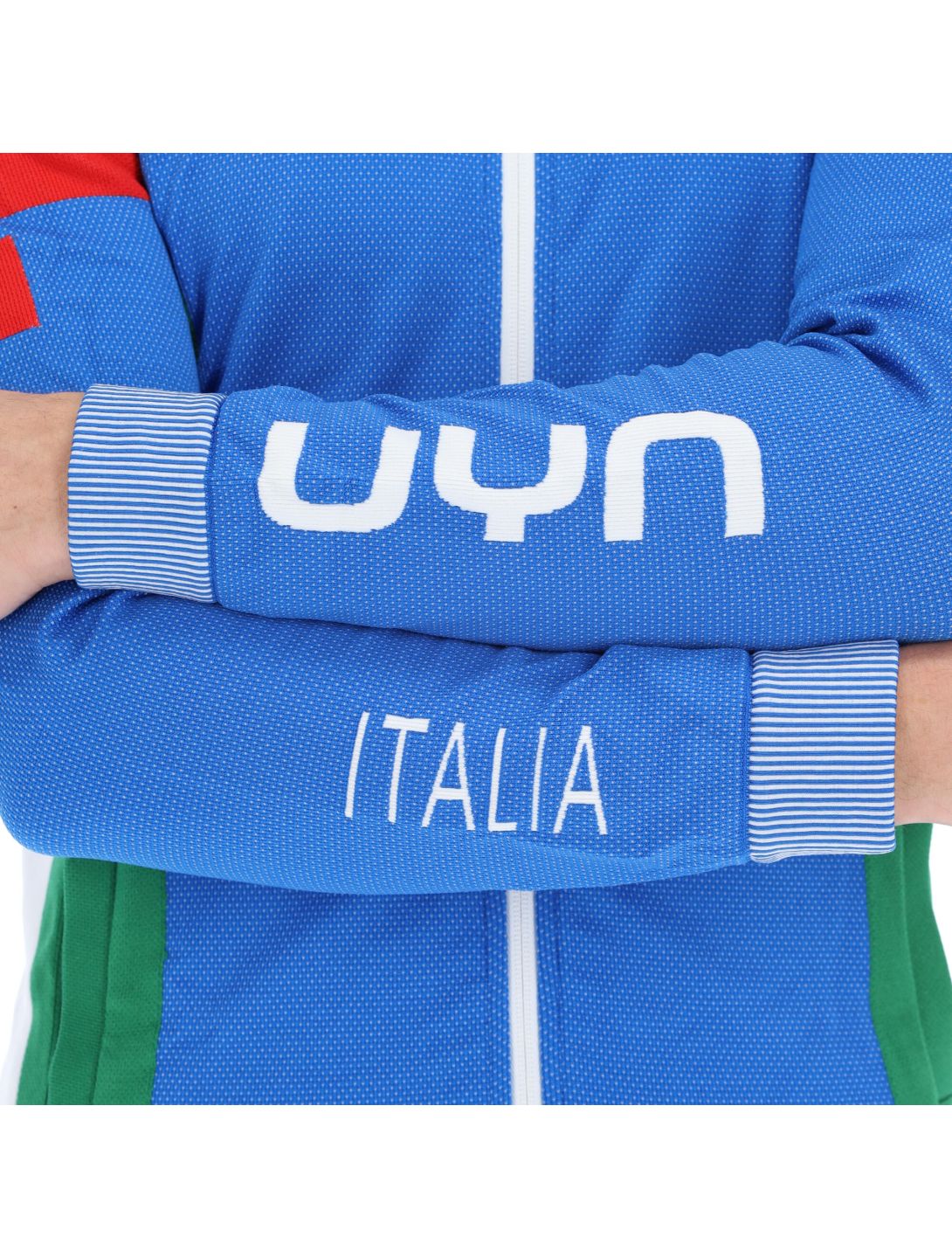 Unleash your Nature, Natyon Italy Ow Knitted 2Nd Layer Full Zip vest heren blauw 