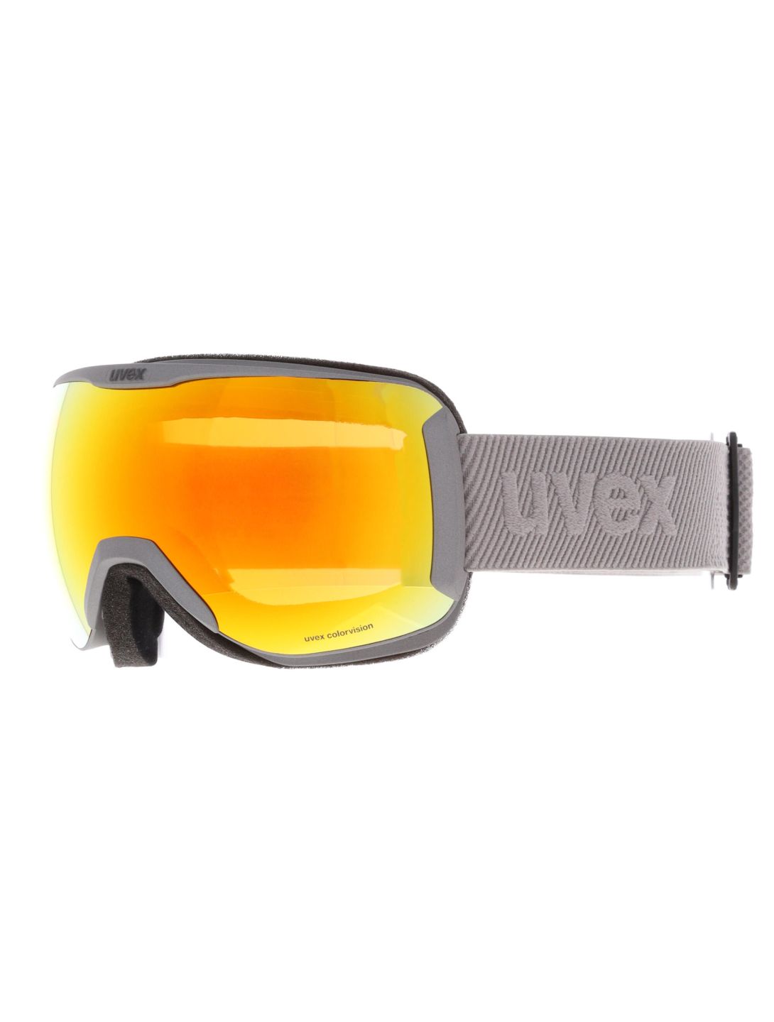 Uvex, Downhill 2100 Cv S1 skibril OTG unisex Rhino Slate / Orange grijs, oranje 