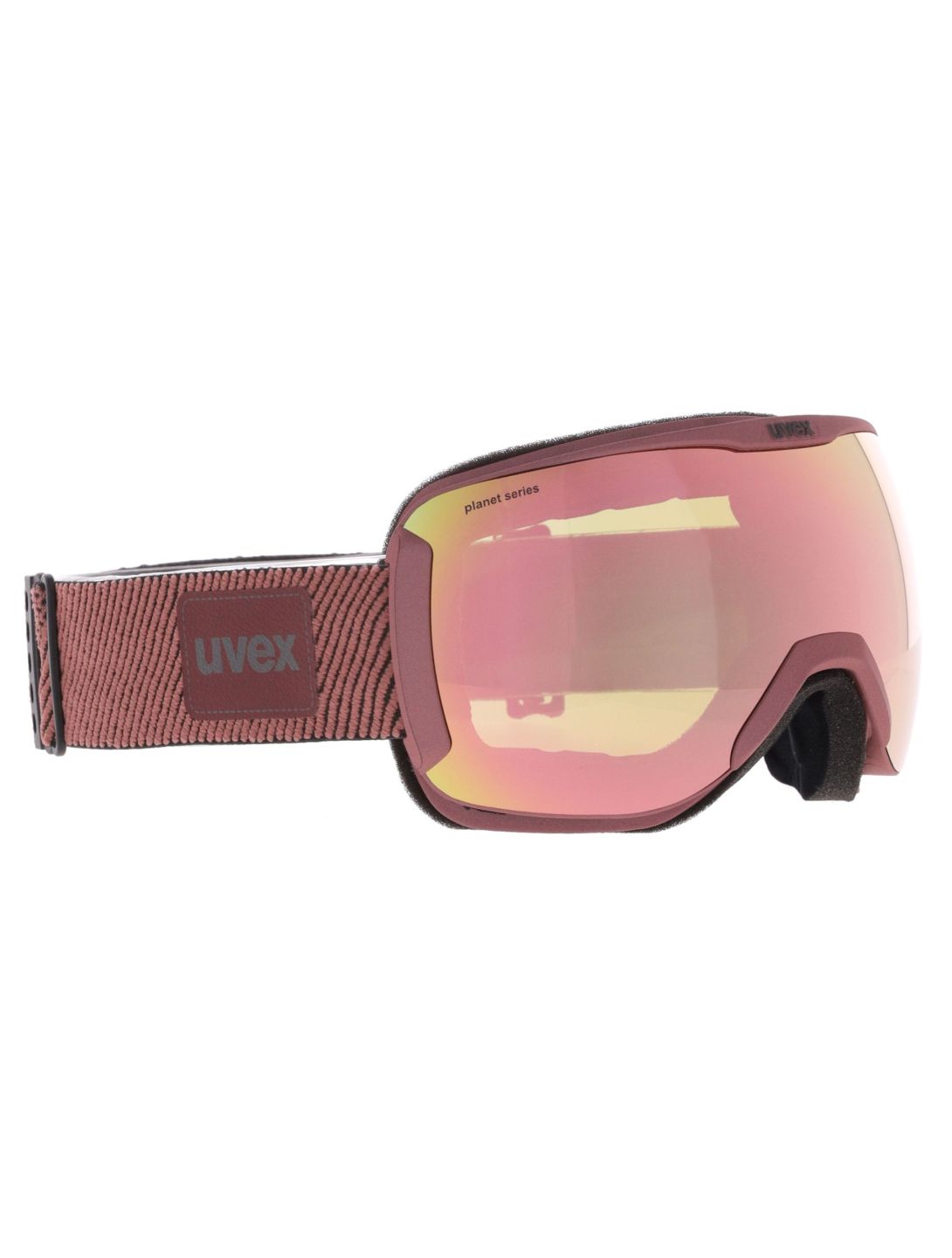 Uvex, Downhill 2100 CV S2 Planet skibril unisex Antique Rose Matt/ Mirror Rose roze 