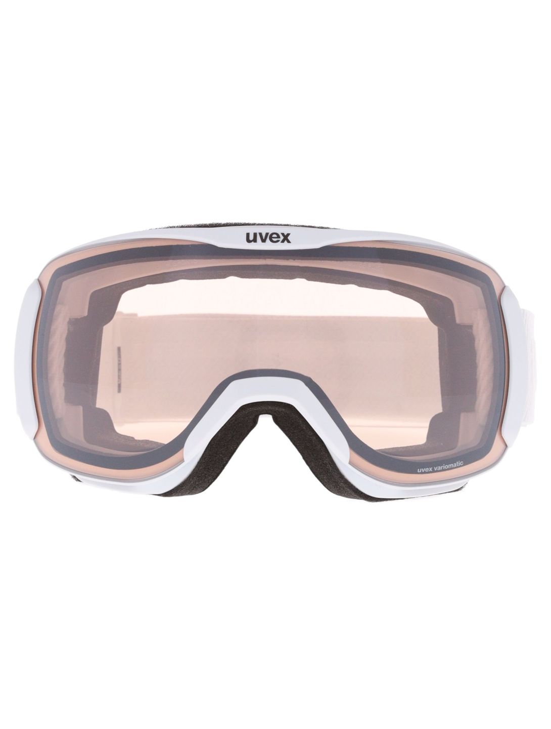 Uvex, Downhill 2100 V S1-3 skibril unisex White Matt / Mirror Silver wit 