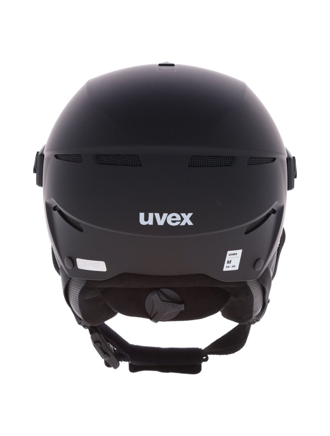 Uvex, Instinct Visor Pro V skihelm met vizier unisex Black Matt / Silver zwart 