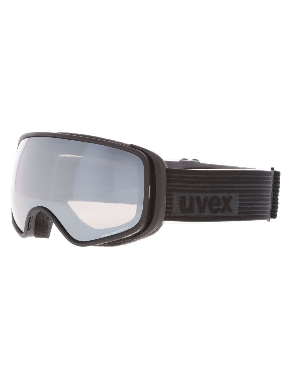 Uvex, Scribble Fm Sphere skibril unisex Black / Silver Clear zilver, zwart 