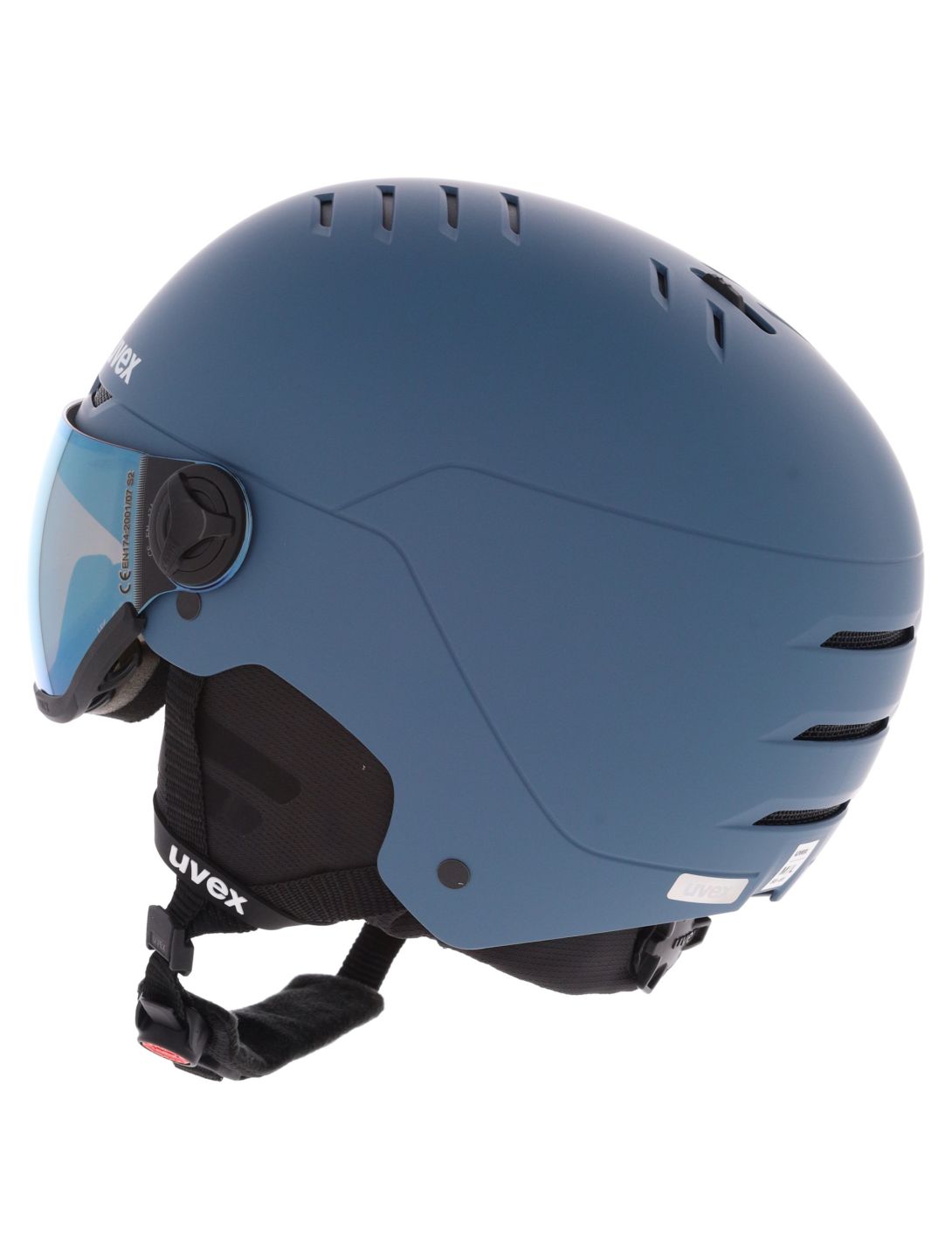 Uvex, Wanted Visor OA Vizierhelmen unisex Stone Blue / Mirror Blue Blauw 