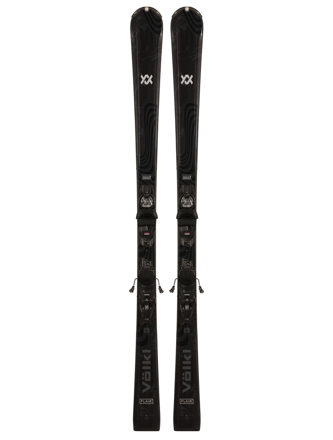 Völkl, Flair 72 + Vmotion 10 Lady ski's dames Black zwart 