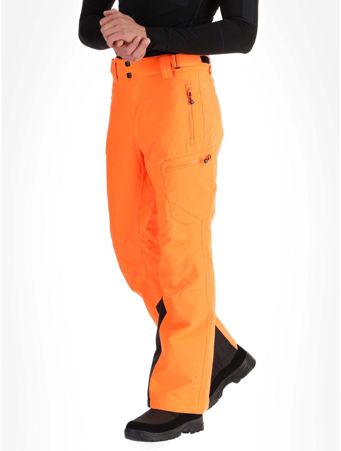 Watts, GOSTT BA Skibroek Gevoerd heren Orange Fluo Oranje 