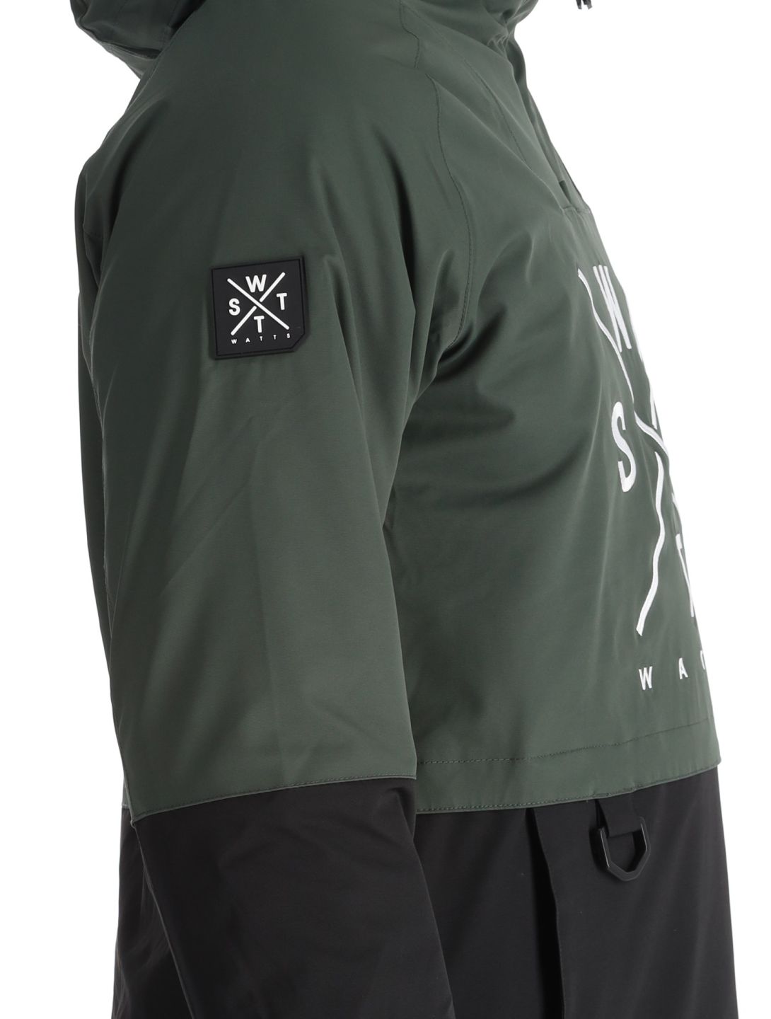 Watts, XMETOD AF Anorak heren Green / Black Groen, Zwart 