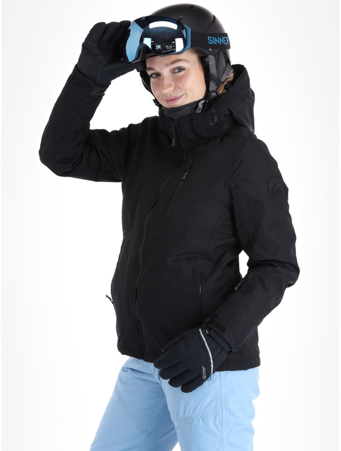 Whistler, Drizzle ski-jas dames Black zwart 