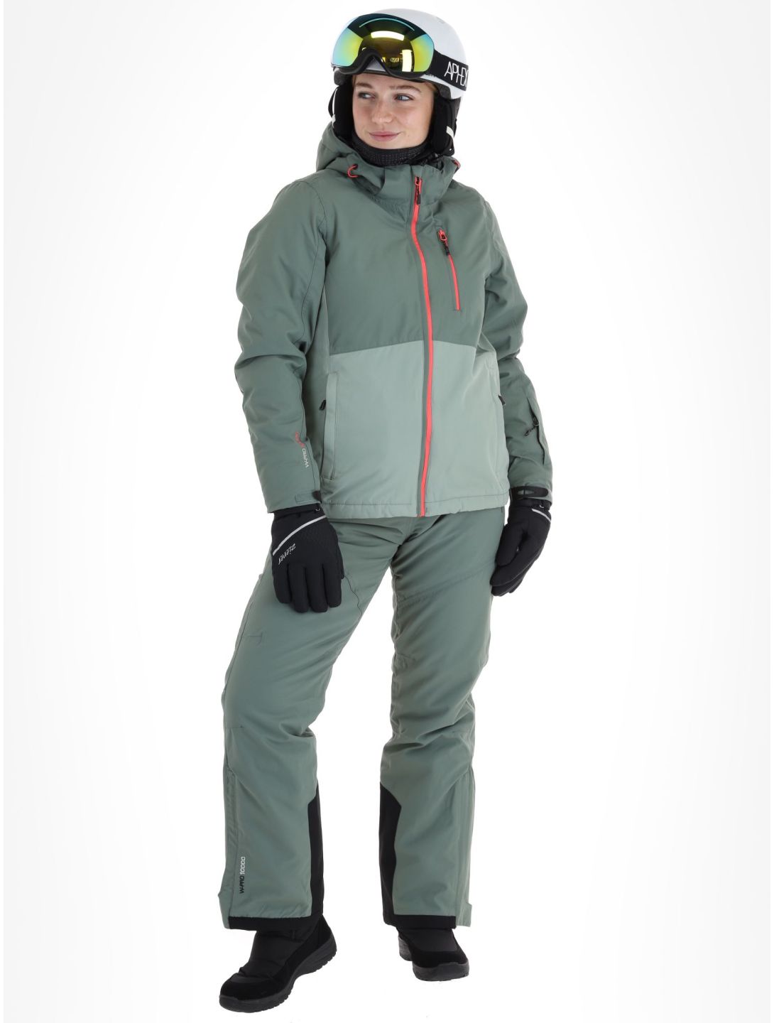 Whistler, Drizzle ski-jas dames Lily Pad groen 