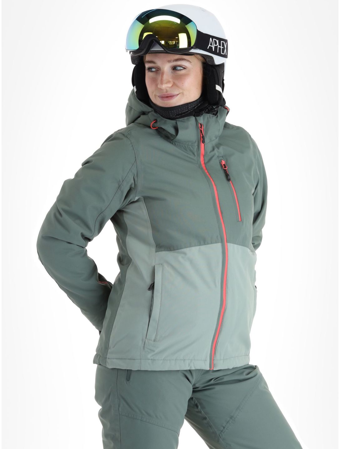 Whistler, Drizzle ski-jas dames Lily Pad groen 