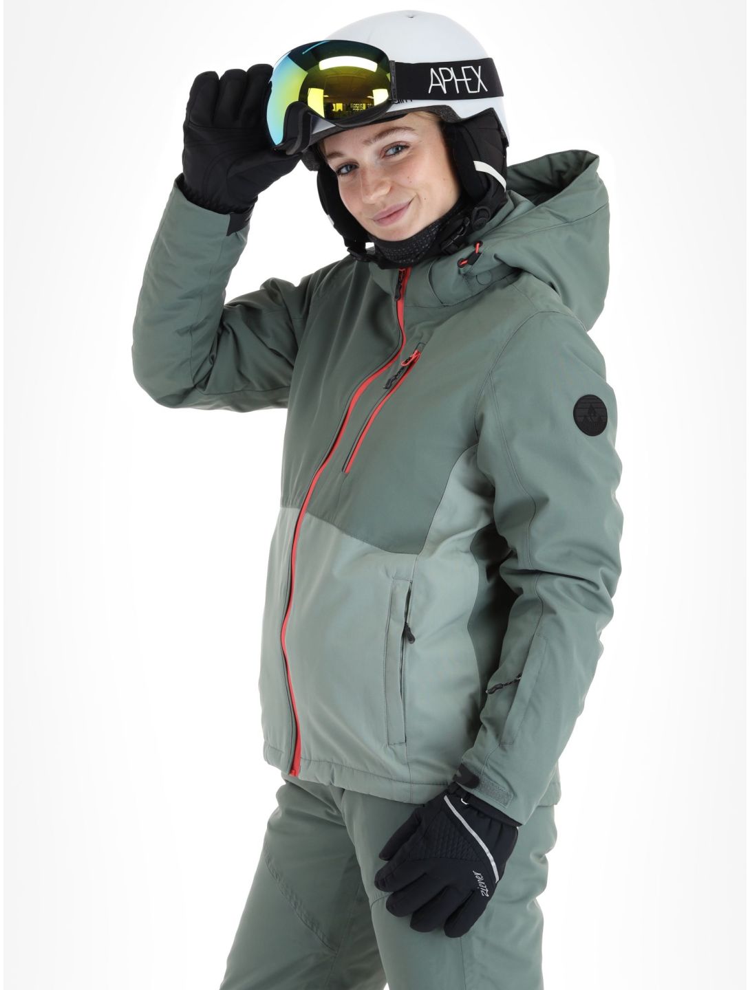 Whistler, Drizzle ski-jas dames Lily Pad groen 