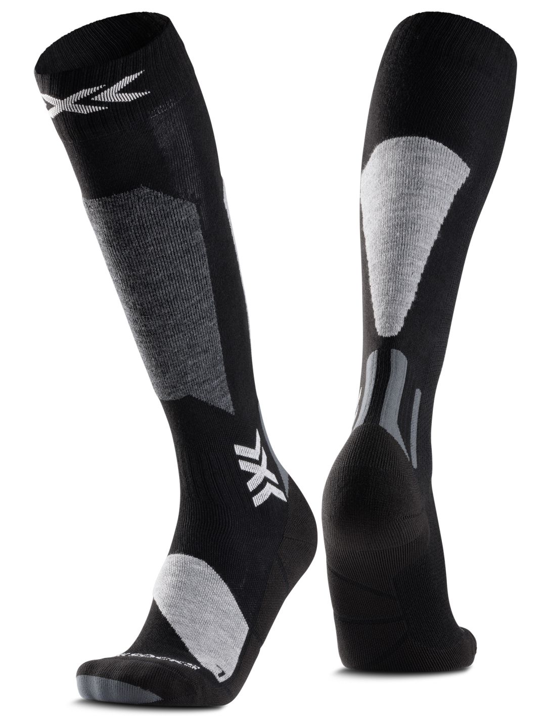 X-Socks, Ski Discover Otc compressiesokken heren Black / Light Grey grijs, zwart 