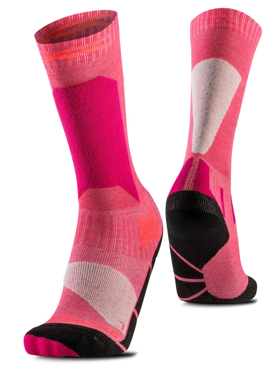 X-Socks, Ski Discover Otc compressiesokken kinderen Light Pink / Light Sand beige, roze 