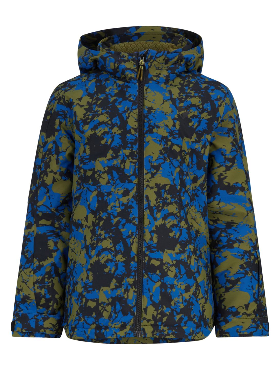 Ziener, Aluck Junior ski-jas kinderen Natural Camo blauw, groen 