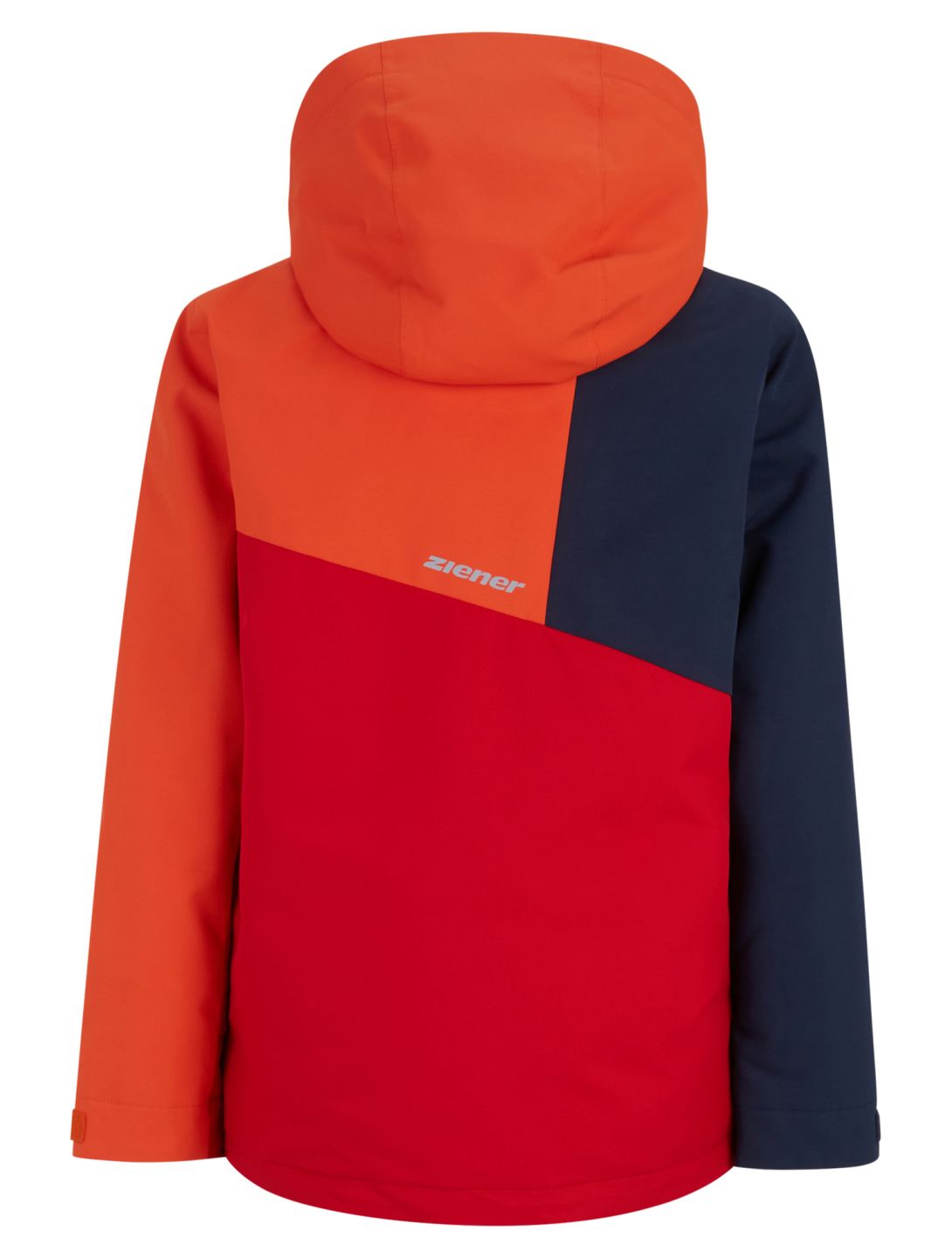 Ziener, Anzo Junior ski-jas kinderen Red Salsa blauw, oranje, rood 