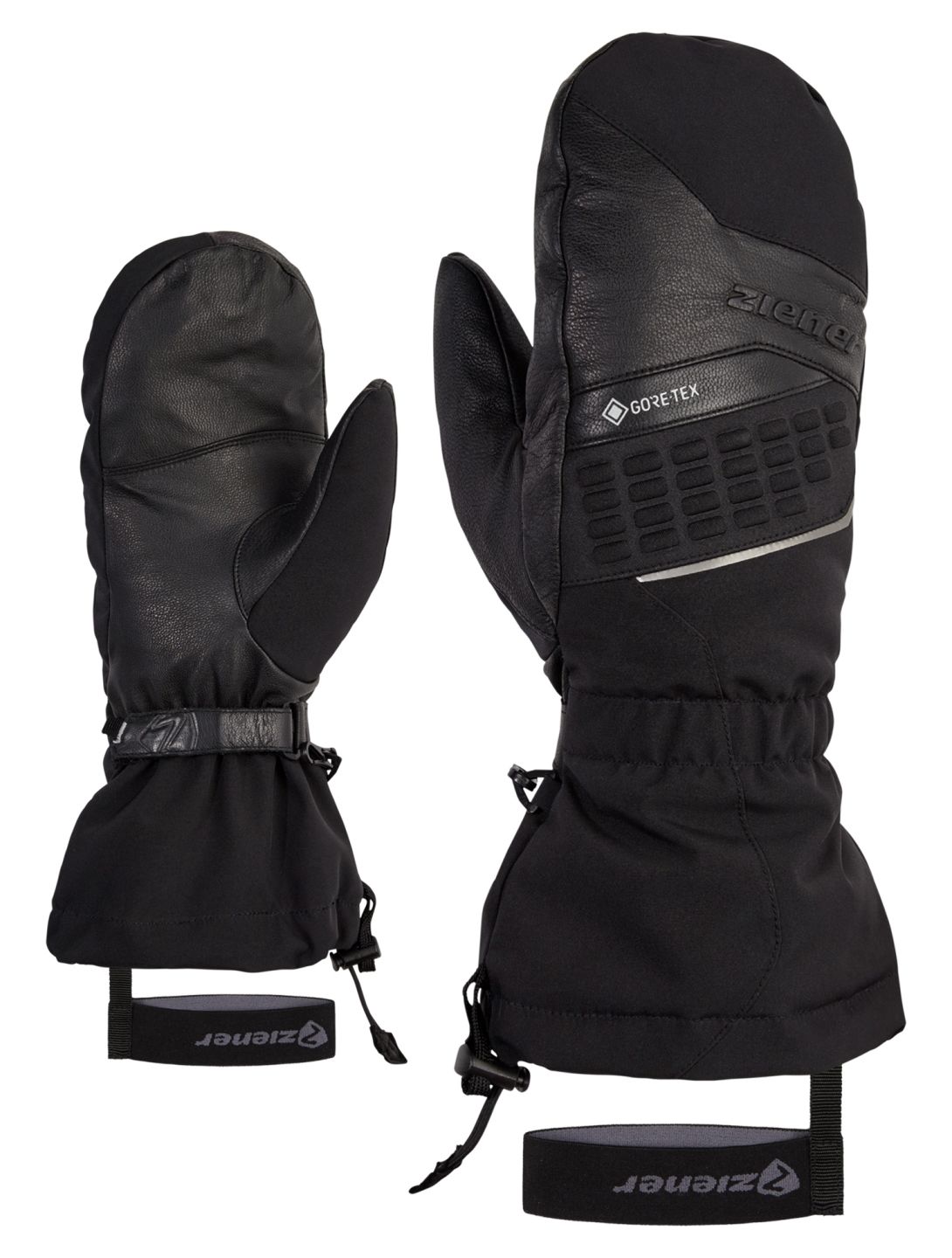 Ziener, Gastilo GTX GL Mitten skiwanten heren Black zwart 