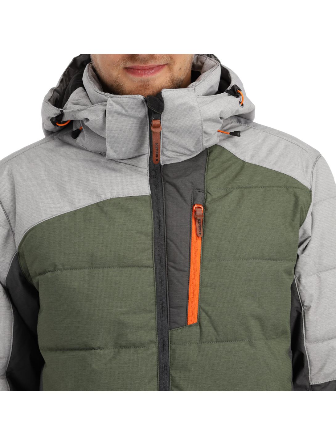 Icepeak, Chanute ski-jas heren dark olive Groen