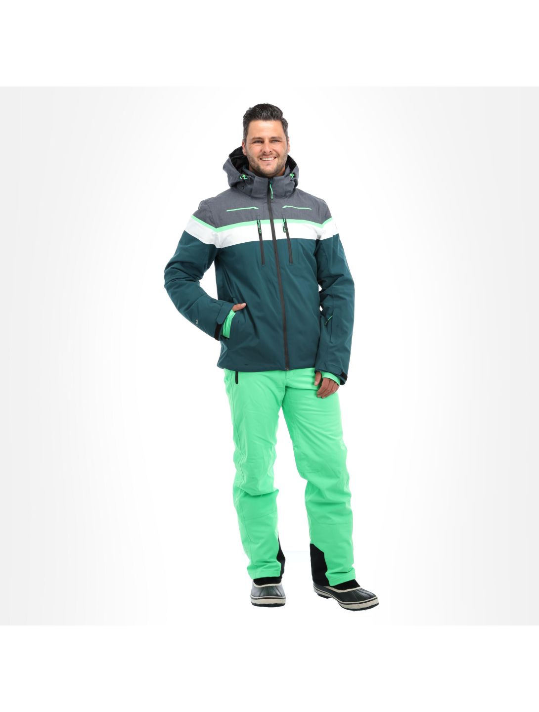 Icepeak, Filion ski-jas heren antique Groen